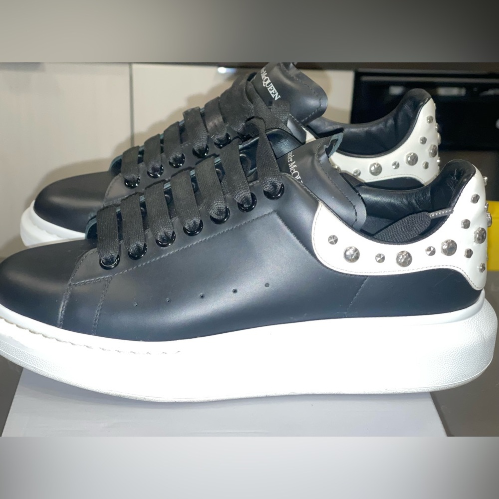 Alexander McQueen crystal studded sneakers